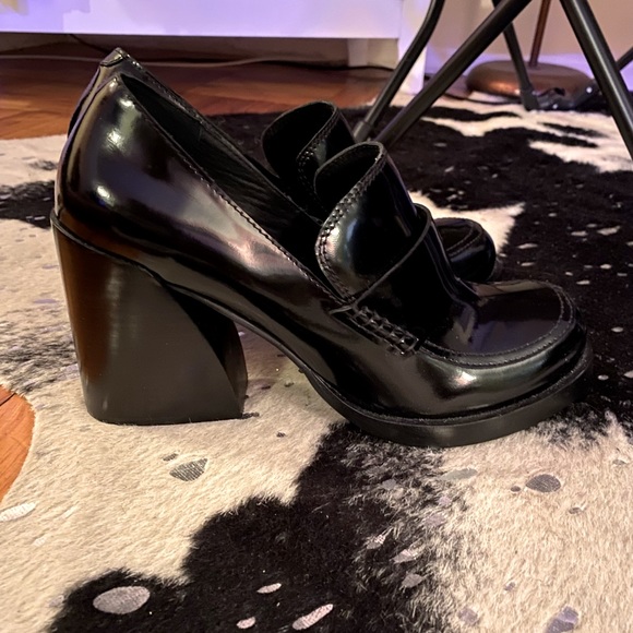 Jeffrey Campbell Shoes - Jeffrey Campbell Black Alexey Loafer Pump Shoe